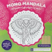 Cosmosart Mandala Ahşap Fil