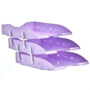 OPS Evrak Rafı 3 Hareketli Mor Rf303Pmo