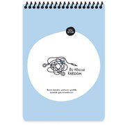 Hisli Şeyler A5 80 Yaprak Çizgili Üstten Spr.Karton Kapak Not Defter  - Bu Aralar Karışığım