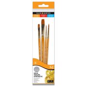 Daler Rowney Gold Taklon 4lü Kısa Fırça Seti 21620402