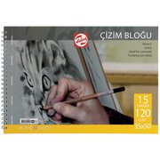 Talens 35 x 50 Spiralli Çizim Blok 15 Yaprak