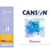Canson Montval Suluboya Blok 300 gr 18x25 cm 12 Sayfa