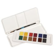 Daler Rowney Aquafine Seyahat Seti 12 Yarım Boy Plastik Kutu 131900001