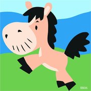 20x20cm Taslak Çizimli Tuval
Akrilik Boya Seti ve Fırça