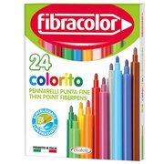 Fibracolor Colorito 24 Renk Keçeli Kalem