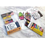 PonART Hobi Set Suluboya Kalemi ile Boyama Kartı Seti