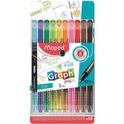 Maped Fineliner Desenli x 10 Askılı Paket 0.4 Uç