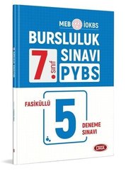 7.Sınıf PYBS Bursluluk Sınavı Fasiküllü 5 Deneme