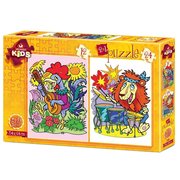Art Puzzle Müzisyen Hayvanlar 4490