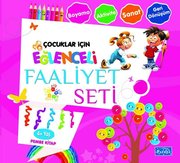 Çocuklar İçin Eğlenceli Faaliyet Seti Pembe Kitap 4 Yaş Üzeri