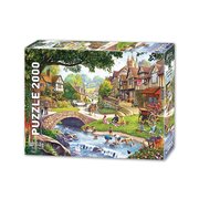 Star Game Dere Köyünde Yaz 2000 Parça Puzzle 1100837