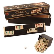 Star Deluxe Ahşap Okey Takımı - Koyu Renk 1010792