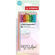 STABILO Aquacolor Pastellove 12'li