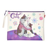 Buruno Visconti Fermuarlı Dosya Funny Cat 4. 34  26  14-001/01