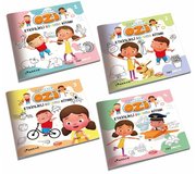 TRT Çocuk Kardeşim Etkinlikli Boyama Kitabı Seti - 4 Kitap Takım