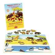 Rossie Ahşap Mıknatıslı Vahşi Yaşam  Oyun Seti (Mıknatıslı Oyun Alanı)