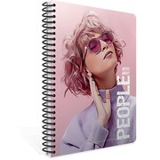 Gıpta People Spiralli Sert Kapak Defter 17 x 24 120 Yaprak Çizgili
