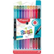 Maped Fineliner Desenli 20 li Desenli 0.4 Uç 749051