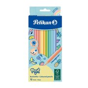 Pelikan Kuru Boya Kalemi Pastel Renkler 12 li Kutu