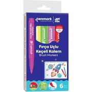 Penmark Süper Yıkanabilir Brush Uçlu Keçeli Kalem 6 Lı
