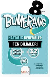 8. Sınıf Bumerang 32 Haftalık Fen Bilimleri Denemeleri