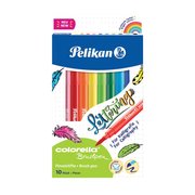 Pelikan Colorella Fırça Uçlu Keçeli Kalem 10lu