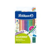 Pelikan Silverino Jumbo Üçgen Kuru Boya Kalemi 12li Kutu