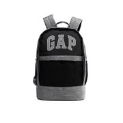 Gap Çift Bölme Sırt Çantası 03501 Siyah-Gri