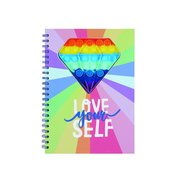 A4 Push Pop Bubble Elmas Spiralli Defter