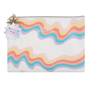 Şeffaf Renkli Dalgalı Kalem Kutusu