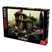 Anatolian Çiçekli Kütüphane 1000 Parça Puzzle