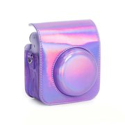 Instax Mini 12 Holografik Mor Kamera Çantası