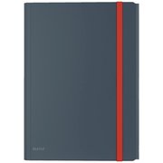 Leitz Cosy Cepli Mobil Lastik Kilitli İnce Dosya A4-Gri