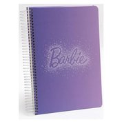 Barbie Spiralli Mor Butik Defter Noktalı 96 Yaprak