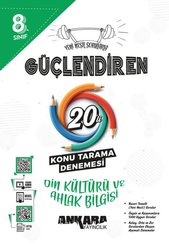 8. Sınıf  Din Kültürü ve Ahlak Bilgisi Güçlendiren 20'li Konu Tarama Denemesi