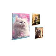 Gıpta Dc Notes Tel Dikiş Karton Kap Def A4 60 Kareli