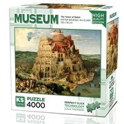 Ks Games 4000 Parça Puzzle The Tower of Babel