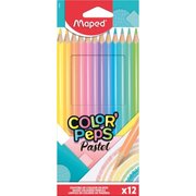 Maped Color'Peps Pastel Renkli Kuru Boya 12'Li Kutu