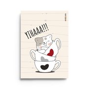 Ninobook Big Cup Of Cat Renkli Butik Defter