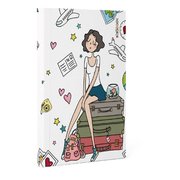 Ninobook Renkli Yüzler Gezgin Renkli Butik Defter