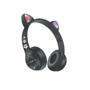 Bood Cat Ear 2 Siyah Kablosuz Üstü Kulaklık