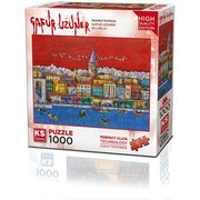 KS Games Istanbul Kırmızısı 1000 Parça Puzzle