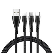 Mcdodo CA-6960 3 in 1 (Lighning-Micro-Type-C) Şarj Kablosu 3A 1.2 Metre