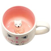 Urban Mood Kedi Figürlü Seramik Kupa