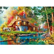 Ks Games Puzzle 1000 Autumn Watermill
