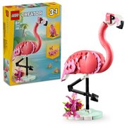 LEGO Creator 3'ü 1 Arada Vahşi Hayvanlar Pembe Flamingo Oyun Seti 31170