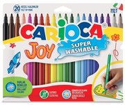 Carioca Joy Yıkanabilir Parlak Renkli Keçeli Kalem 20'li 