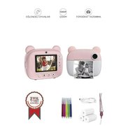 Torima Cmr14 Baskılı Çocuk Fotoğraf Kamerası Pembe
