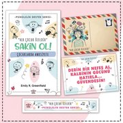 Çocuklarda Anksiyete - Kartpostal ve Ayraç - Çocuklar İçin Psikolojik Destek Serisi