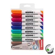 Kores Çok Renkli Çocuk Kalem Seti Beyaz Tahta Kalemi 10'lu